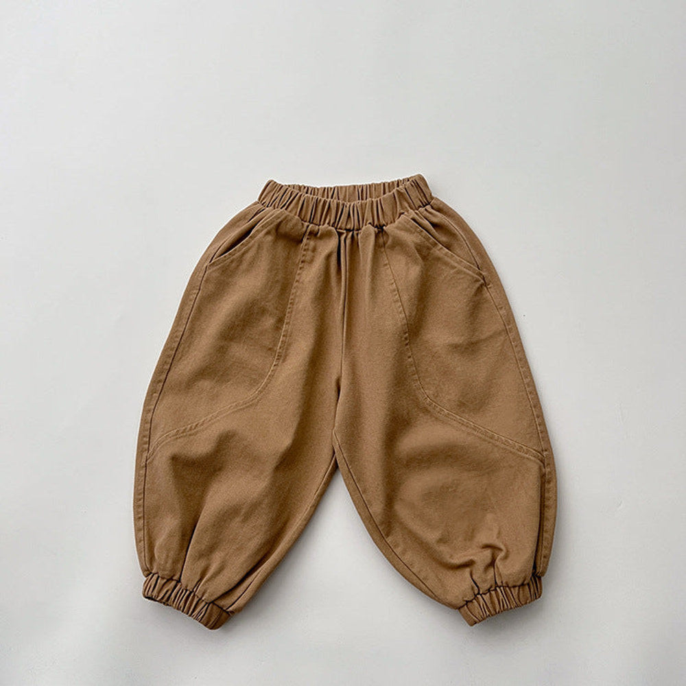 MyKids-USA® Baby Solid Color Quality Loose Casual Pants Trousers
