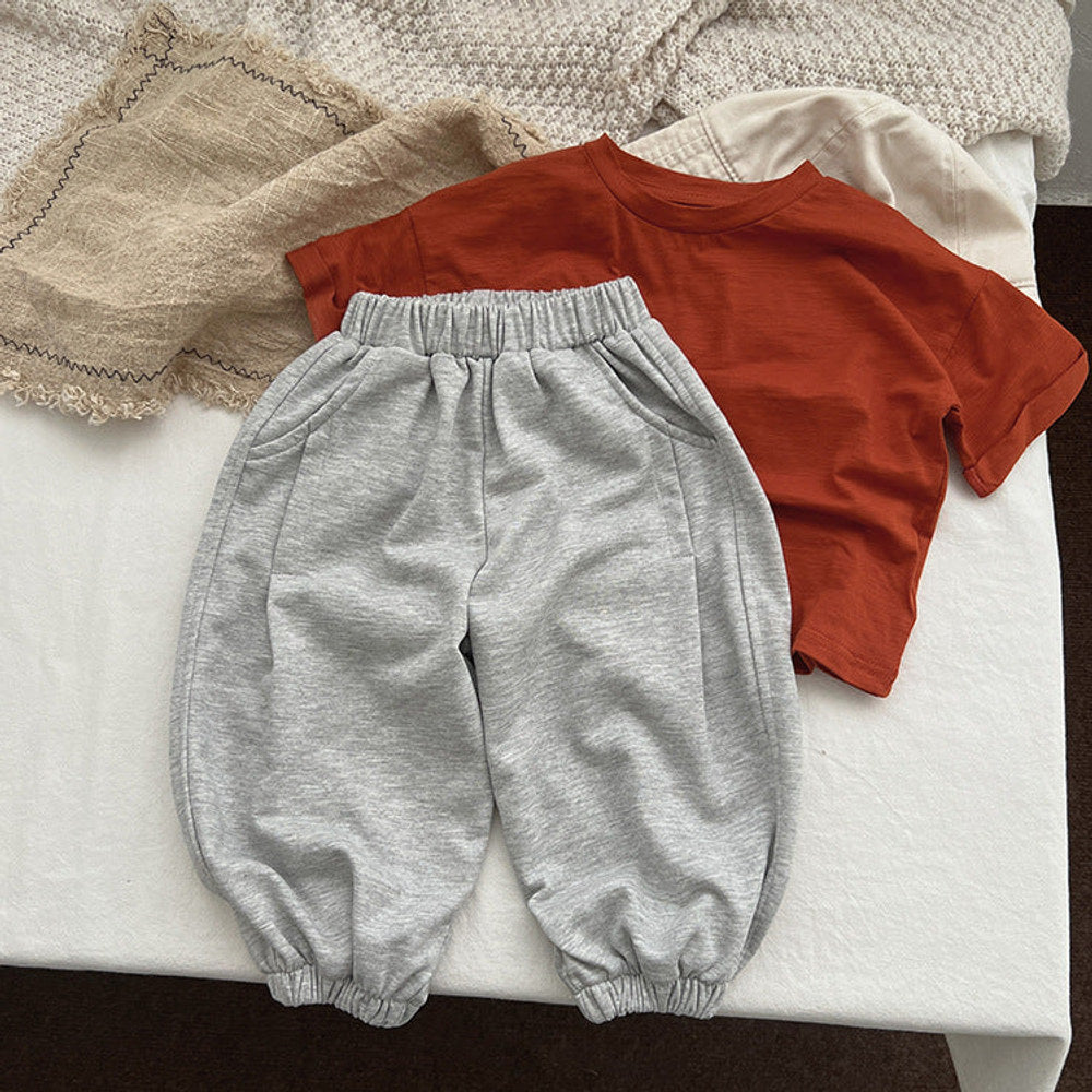MyKids-USA® Baby Solid Color Loose Baby Trousers