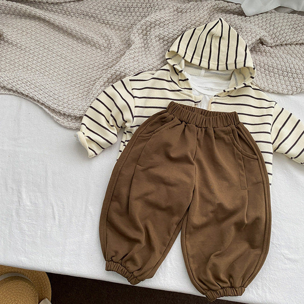 MyKids-USA® Baby Solid Color Loose Baby Trousers