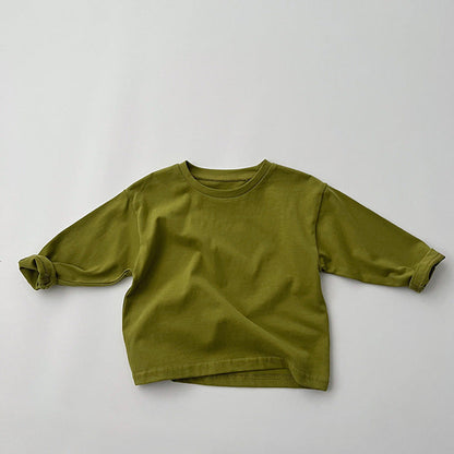 MyKids-USA® Baby Basic Style Various Color Soft Cotton Shirt