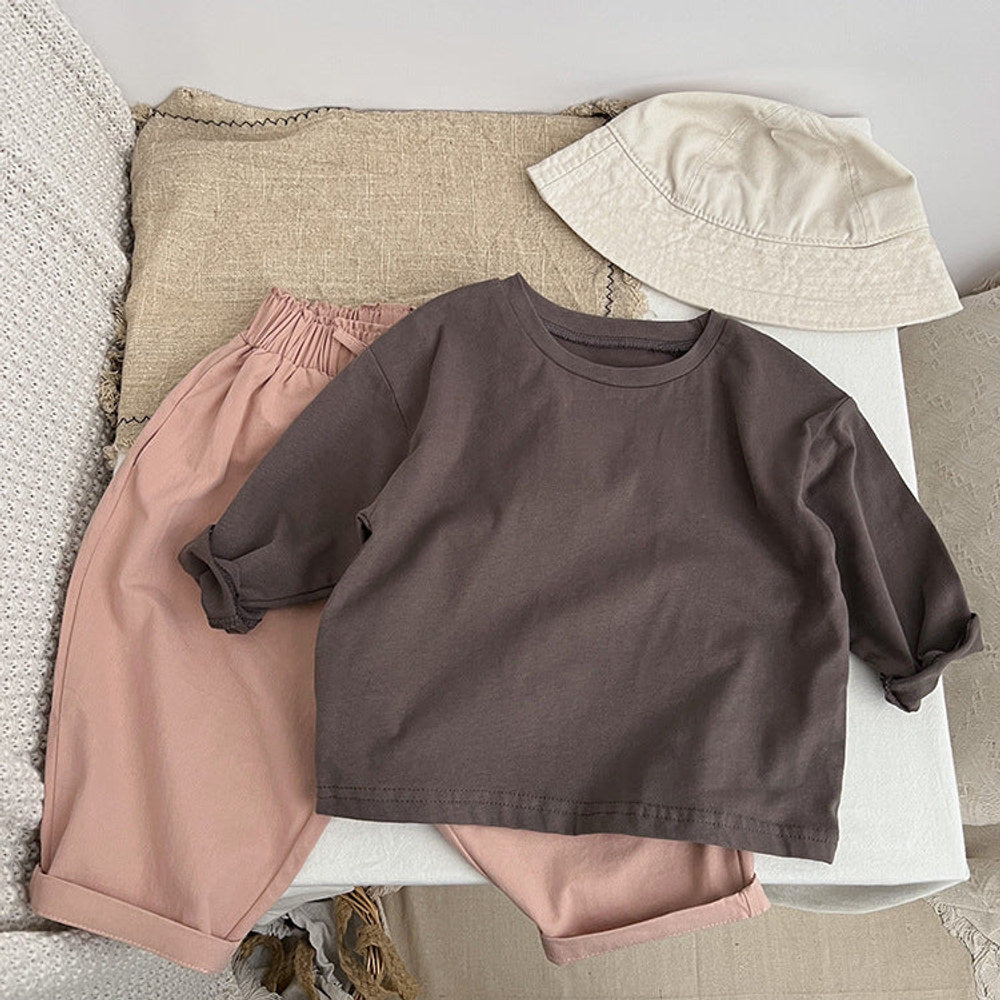 MyKids-USA® Baby Basic Style Various Color Soft Cotton Shirt