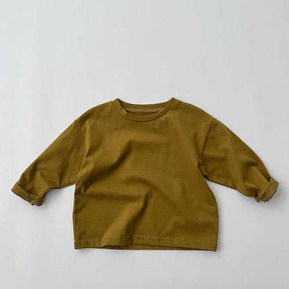 MyKids-USA® Baby Basic Style Various Color Soft Cotton Shirt