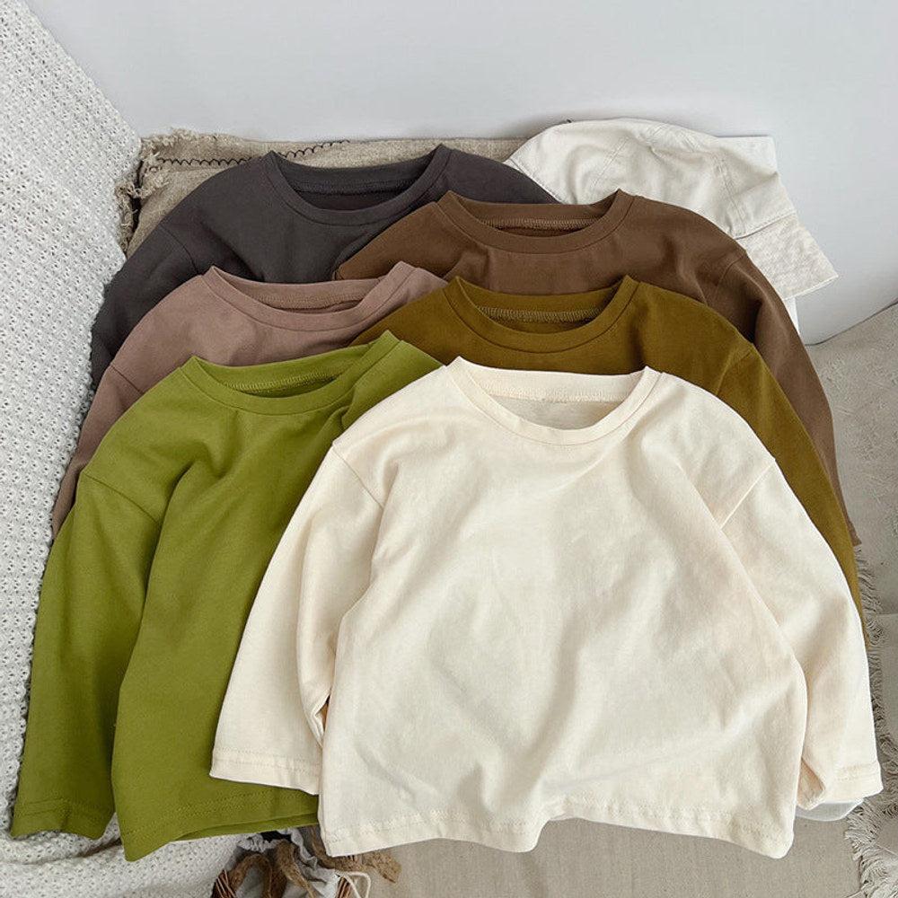 MyKids-USA® Baby Basic Style Various Color Soft Cotton Shirt