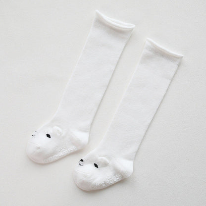 MyKids-USA® Baby Non-Slip Over The Knee Soft Cotton High Tube Socks