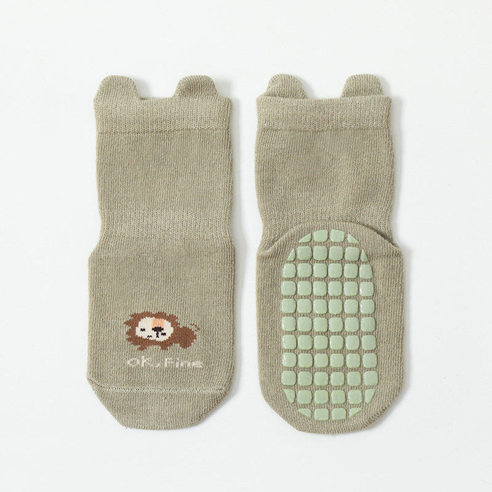 MyKids-USA® Baby Cartoon Animal Graphic Non-Slip Design Cute Socks