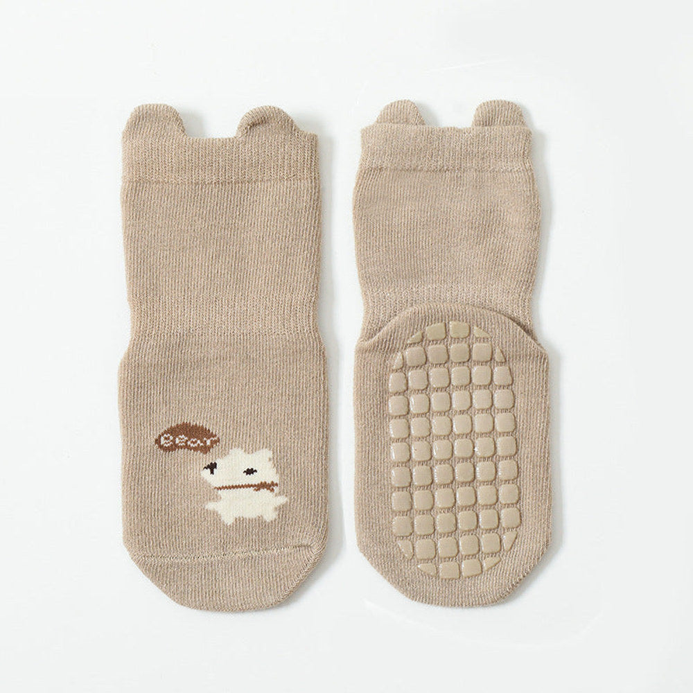 MyKids-USA® Baby Cartoon Animal Graphic Non-Slip Design Cute Socks