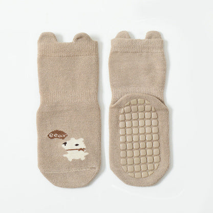 MyKids-USA® Baby Cartoon Animal Graphic Non-Slip Design Cute Socks