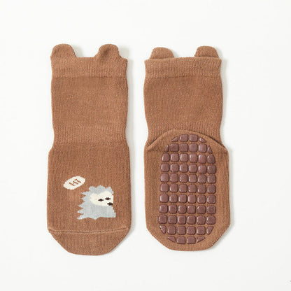 MyKids-USA® Baby Cartoon Animal Graphic Non-Slip Design Cute Socks