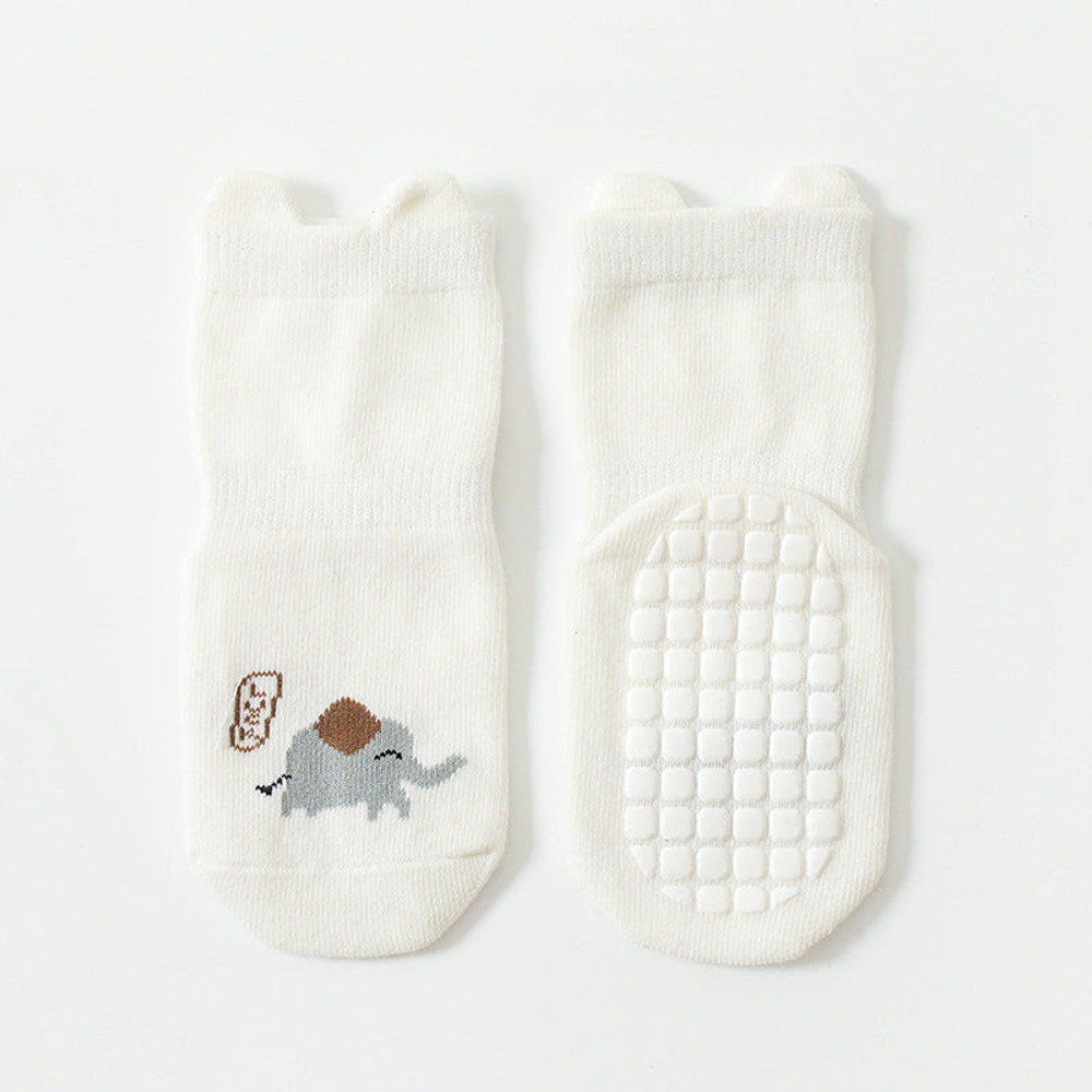 MyKids-USA® Baby Cartoon Animal Graphic Non-Slip Design Cute Socks