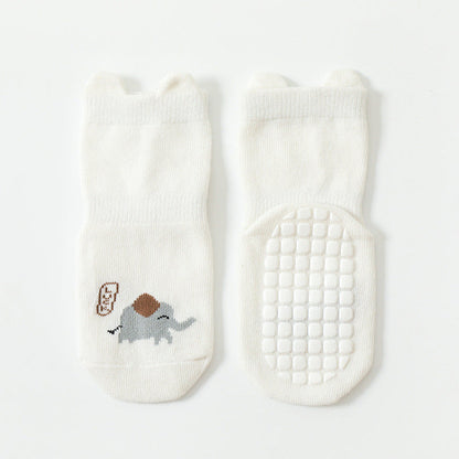 MyKids-USA® Baby Cartoon Animal Graphic Non-Slip Design Cute Socks