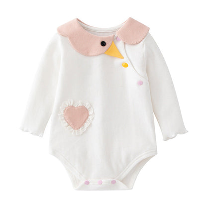 MyKids-USA® Baby Girl Cartoon Shape Long Sleeve Cute bodysuit Bodysuit