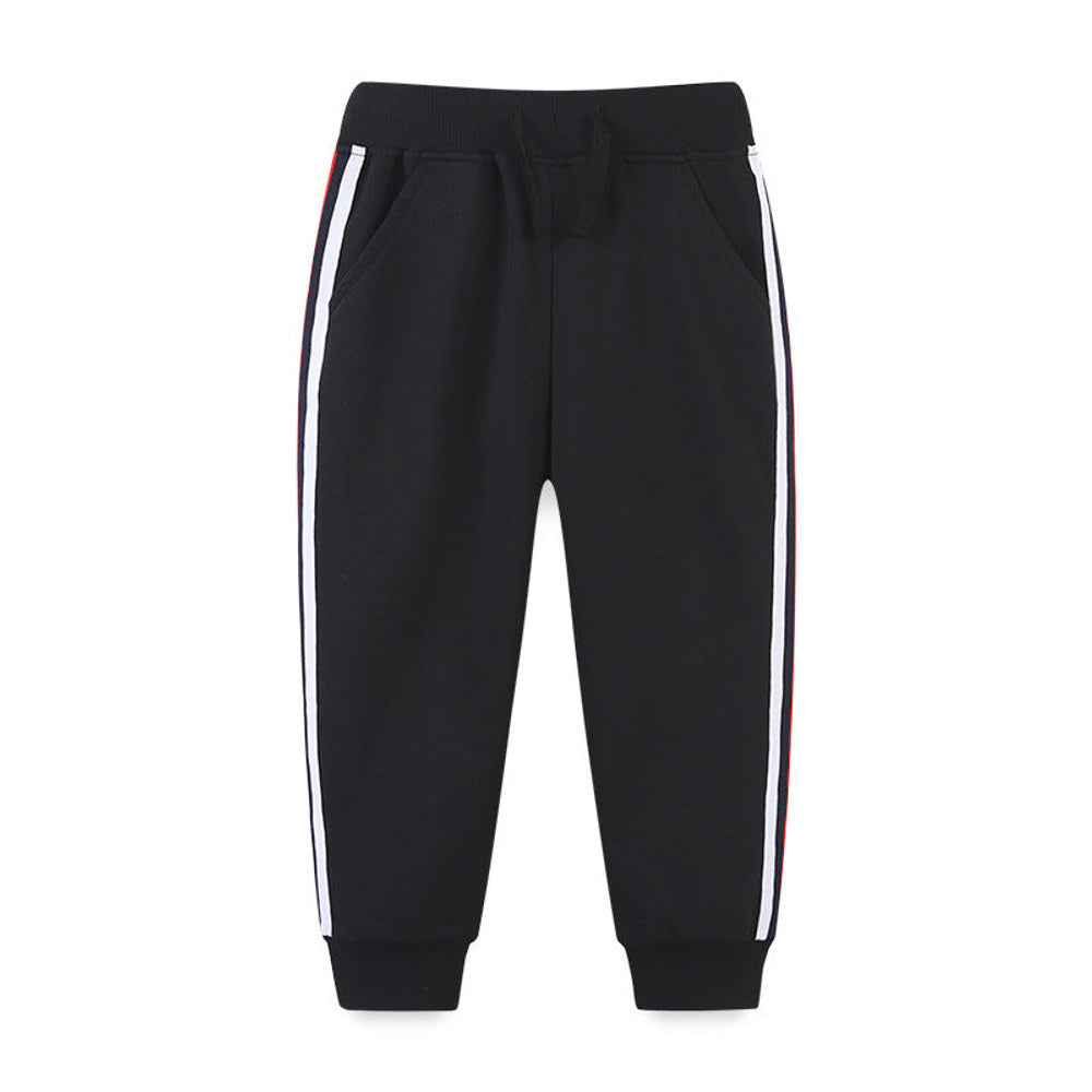 MyKids-USA® Baby Boy Side Striped Pattern Sport Trousers