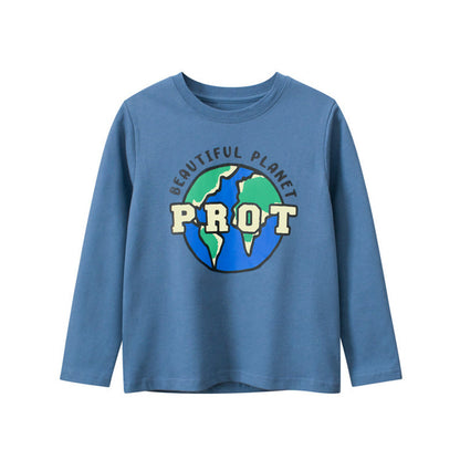MyKids-USA® Children Boy Planet Pattern Latest Shirt