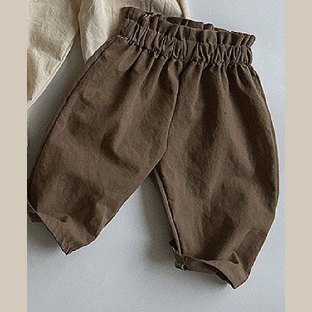 MyKids-USA® Baby Solid Color Loose Casual Pants