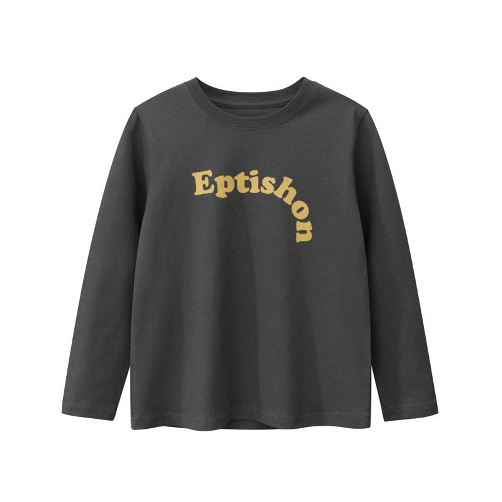 MyKids-USA® Children Slogan Print Pattern Long Sleeve Comfortable Tops