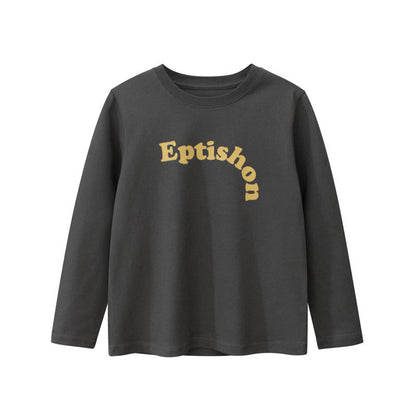 MyKids-USA® Children Slogan Print Pattern Long Sleeve Comfortable Tops