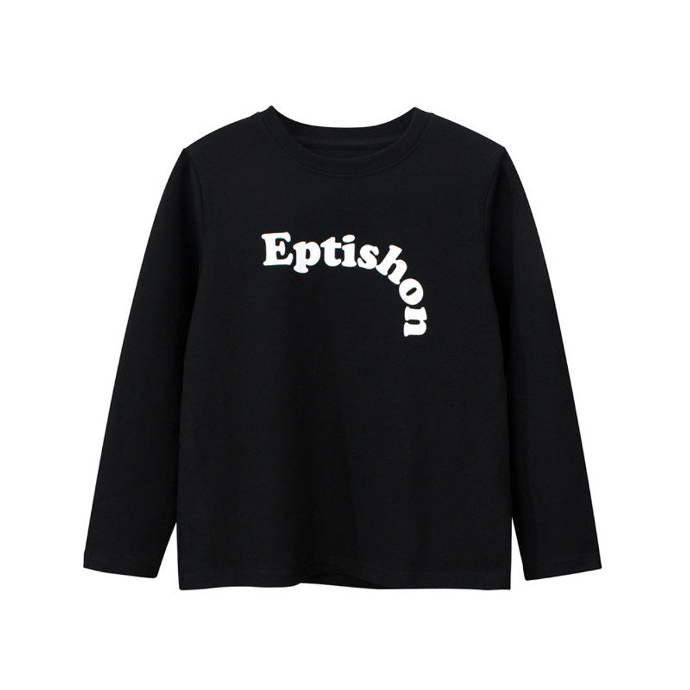 MyKids-USA® Children Slogan Print Pattern Long Sleeve Comfortable Tops