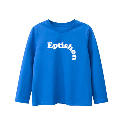 MyKids-USA® Children Slogan Print Pattern Long Sleeve Comfortable Tops