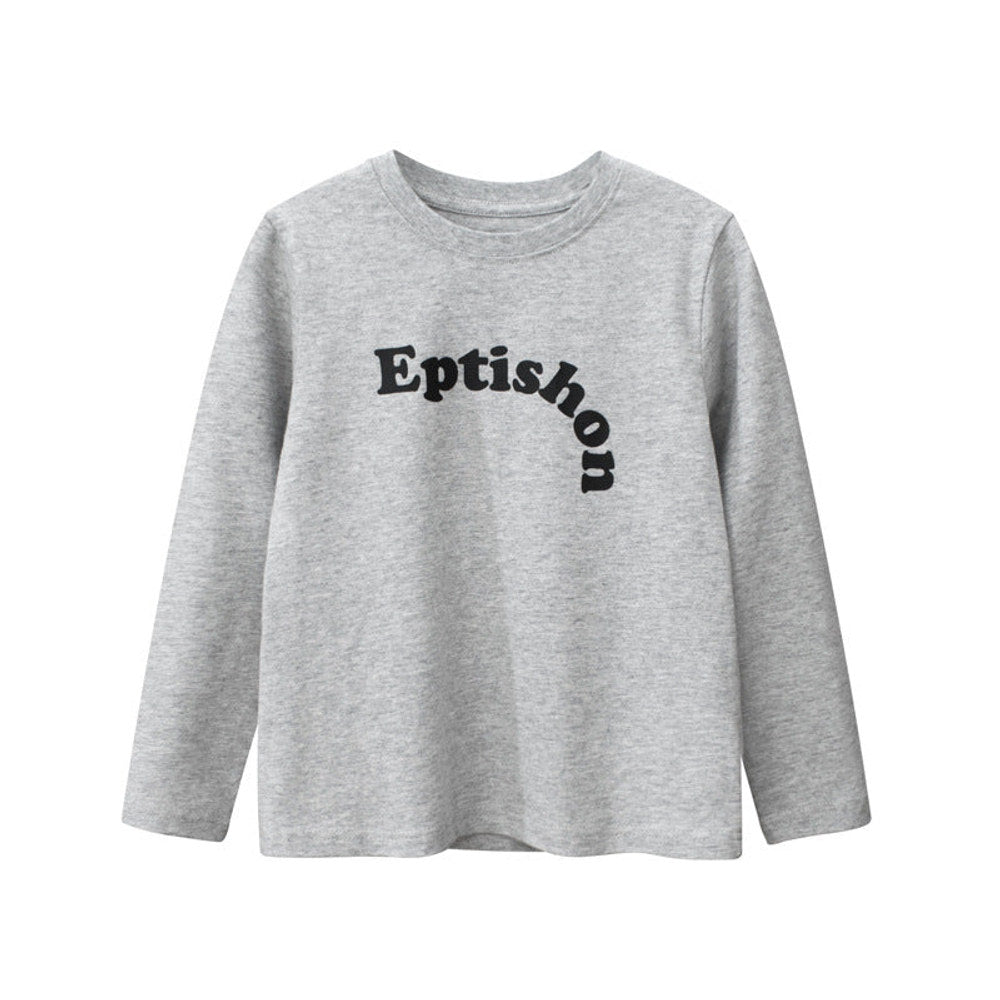 MyKids-USA® Children Slogan Print Pattern Long Sleeve Comfortable Tops