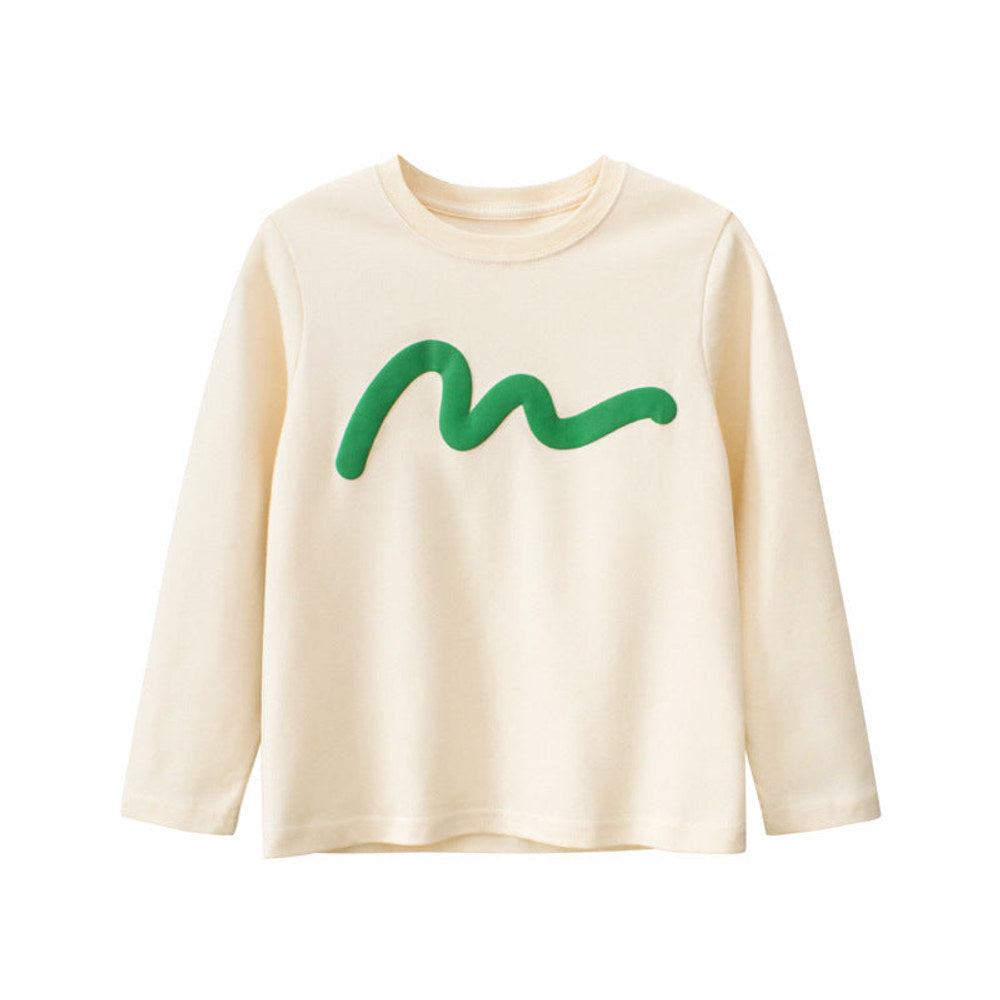 MyKids-USA® Children Simple Color Print Pattern Fashion Al Match Shirt