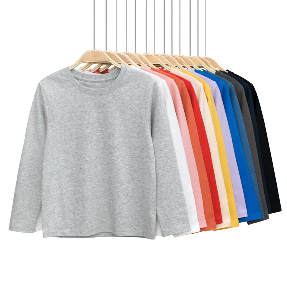 MyKids-USA® Baby Boy And Girl Solid Color Quality Basic Shirt Tops
