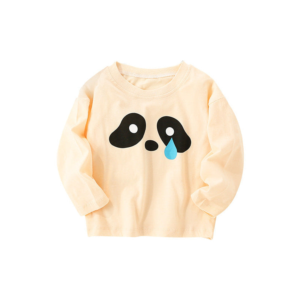 MyKids-USA® Baby Cute Pattern Solid Color Long Sleeve Shirt