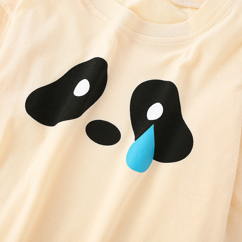 MyKids-USA® Baby Cute Pattern Solid Color Long Sleeve Shirt