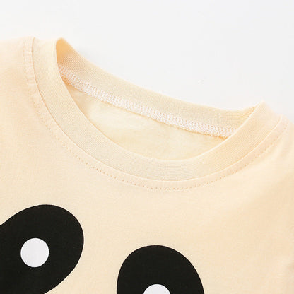 MyKids-USA® Baby Cute Pattern Solid Color Long Sleeve Shirt