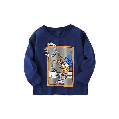 MyKids-USA® Baby Fashion Print Pattern Long Sleeve Comfy Shirt