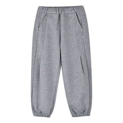 MyKids-USA® Baby Boy And Girl Solid Color Loose Casual Pants Trousers