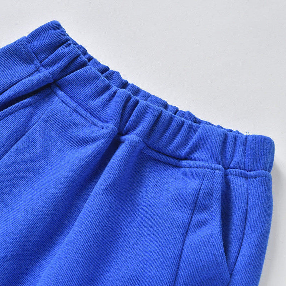 MyKids-USA® Baby Boy And Girl Solid Color Loose Casual Pants Trousers