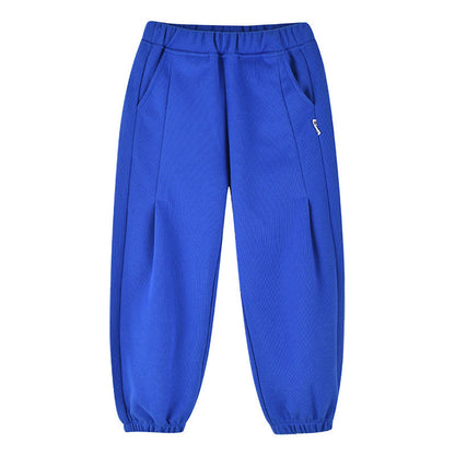 MyKids-USA® Baby Boy And Girl Solid Color Loose Casual Pants Trousers