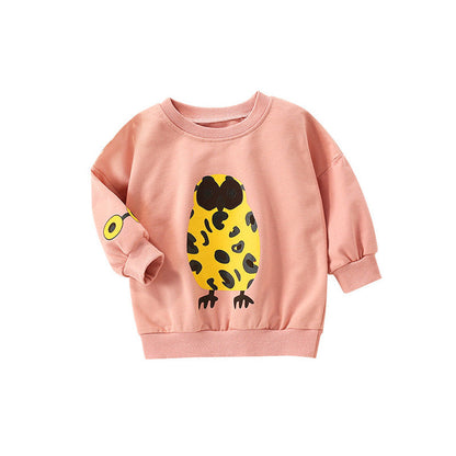 MyKids-USA® Baby Girl Cartoon Animal Pattern Solid Color Lovely Hoodie