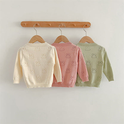 MyKids-USA® Baby Solid Color Sun Protection Sweet Knit Cardigan