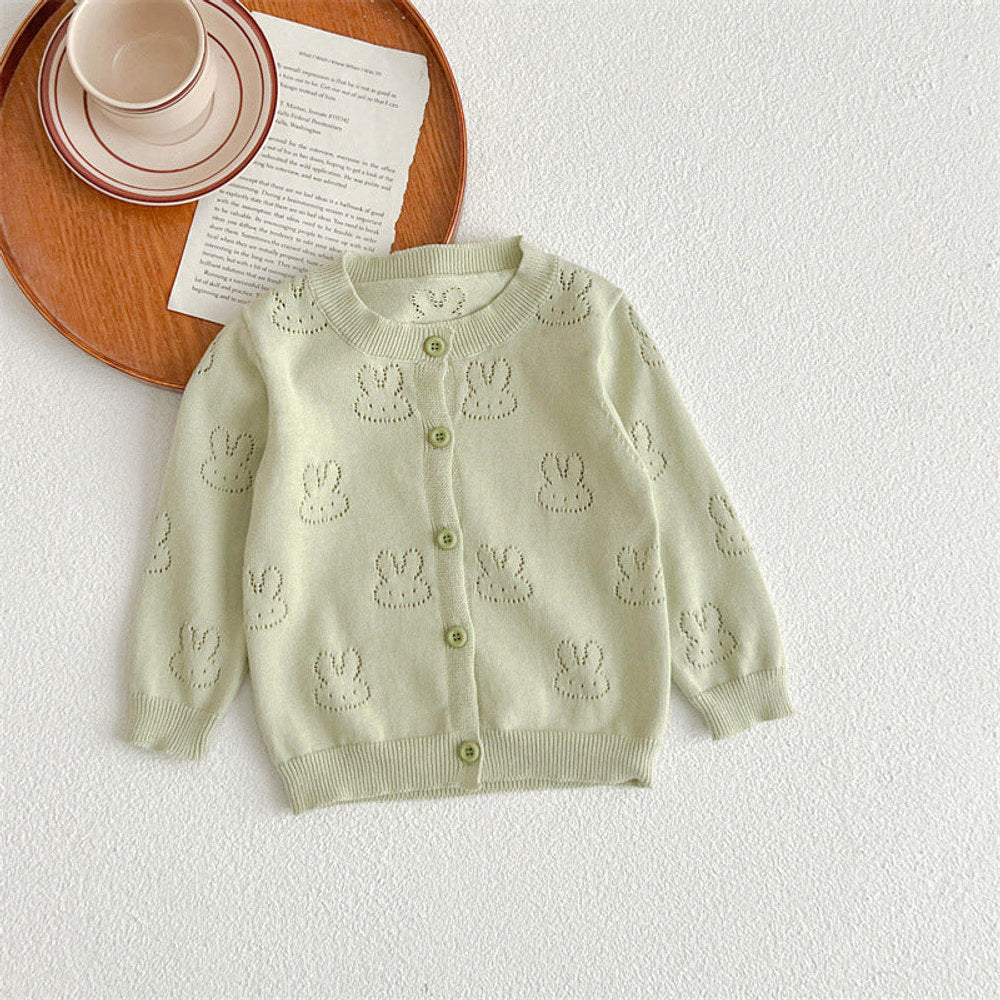 MyKids-USA® Baby Solid Color Sun Protection Sweet Knit Cardigan