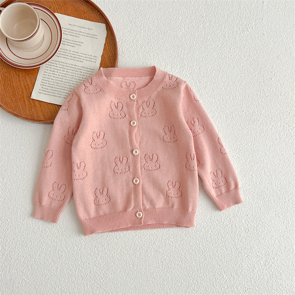 MyKids-USA® Baby Solid Color Sun Protection Sweet Knit Cardigan