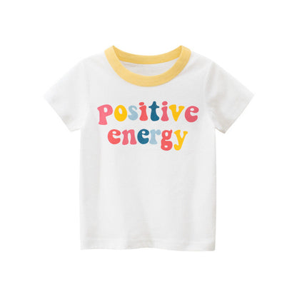 MyKids-USA® Baby Girl Slogan Graphic Fashion T-Shirt Outfits