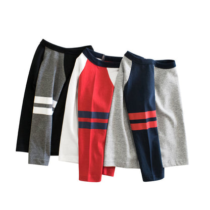 MyKids-USA® Boys Patchwork Shirt In