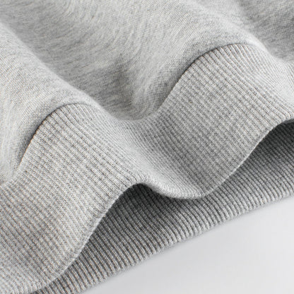 MyKids-USA® Boys Gray Contrast Black Long-Sleeved Hoodie