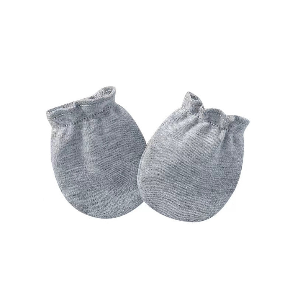 MyKids-USA® Newborn Baby Solid Color Soft Cotton Gloves For All Seasons