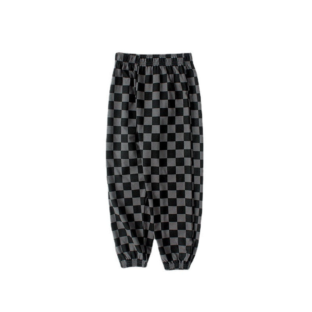 MyKids-USA® Baby Boy Checkerboard Pattern Loose Pants