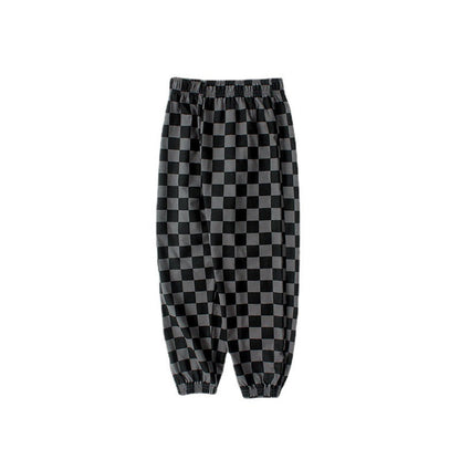 MyKids-USA® Baby Boy Checkerboard Pattern Loose Pants
