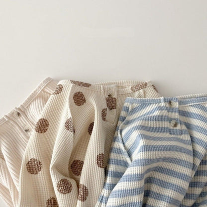 MyKids-USA® Baby Striped & Polka Dot Pattern & Solid Color Loose Comfort Shirt