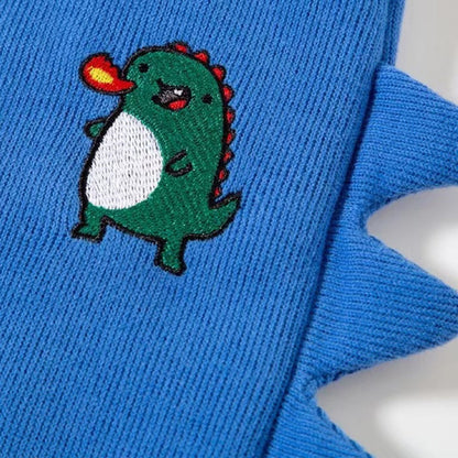 MyKids-USA® Baby Boy Cartoon Dinosaur Embroidered Pattern 3D Horn Patched Design Trousers