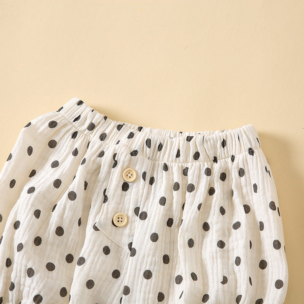 MyKids-USA® Baby Boys And Girls Cute Print Pattern Short Pants With Buttons