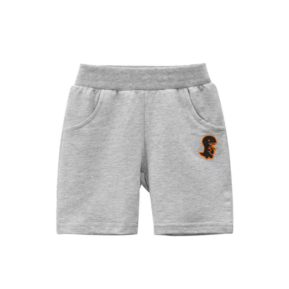 MyKids-USA® Baby Boy Small Dinosaur Print Pattern Solid Color Casual Pants