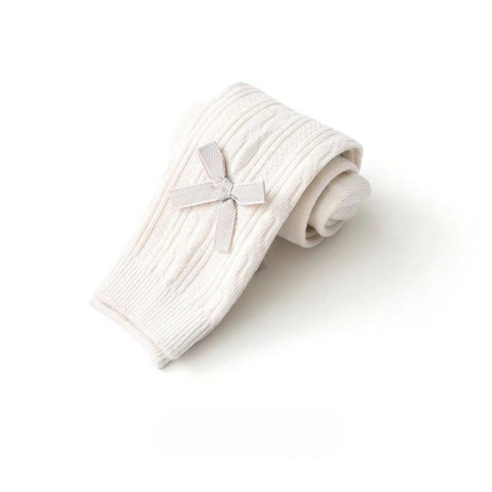MyKids-USA® Baby Girl Solid Color Covered Leggings Or Ninth Leggings