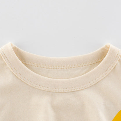 MyKids-USA® Baby Letters Print Fashion T-Shirt Outfits In
