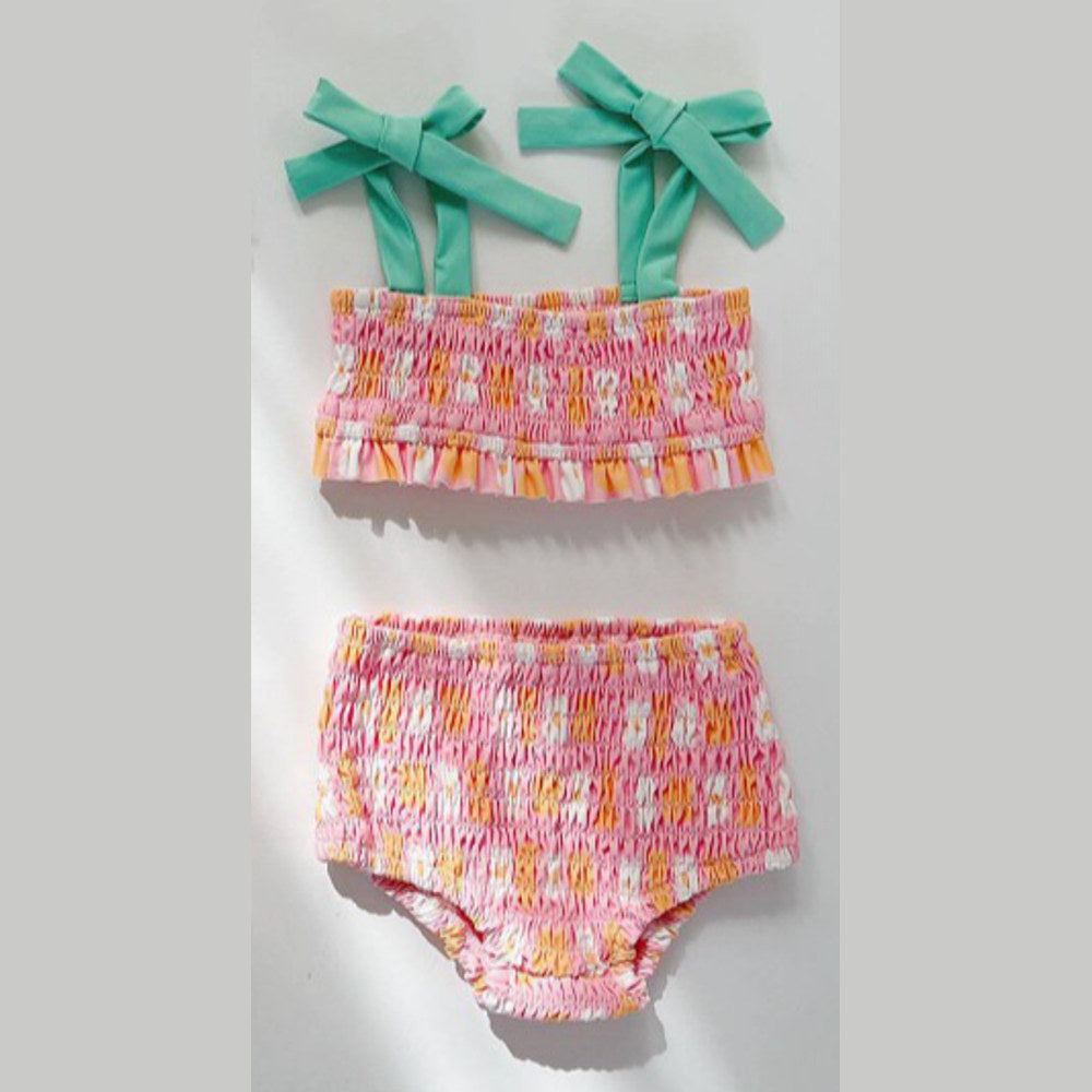 MyKids-USA® Baby Girl Flower Pattern Fashion Swimwear Sets