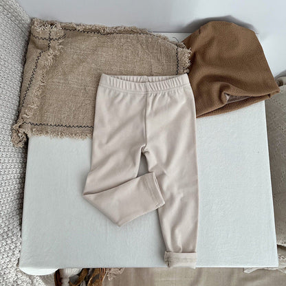 MyKids-USA® Baby Solid Color Soft Cotton Elastic Warm Quality Leggings